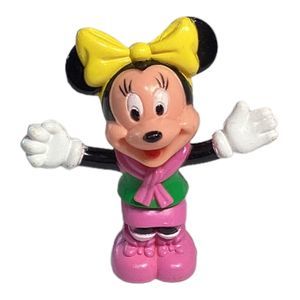 Disney Minnie Mouse ARCO Cake Topper Yellow Bow Plastic